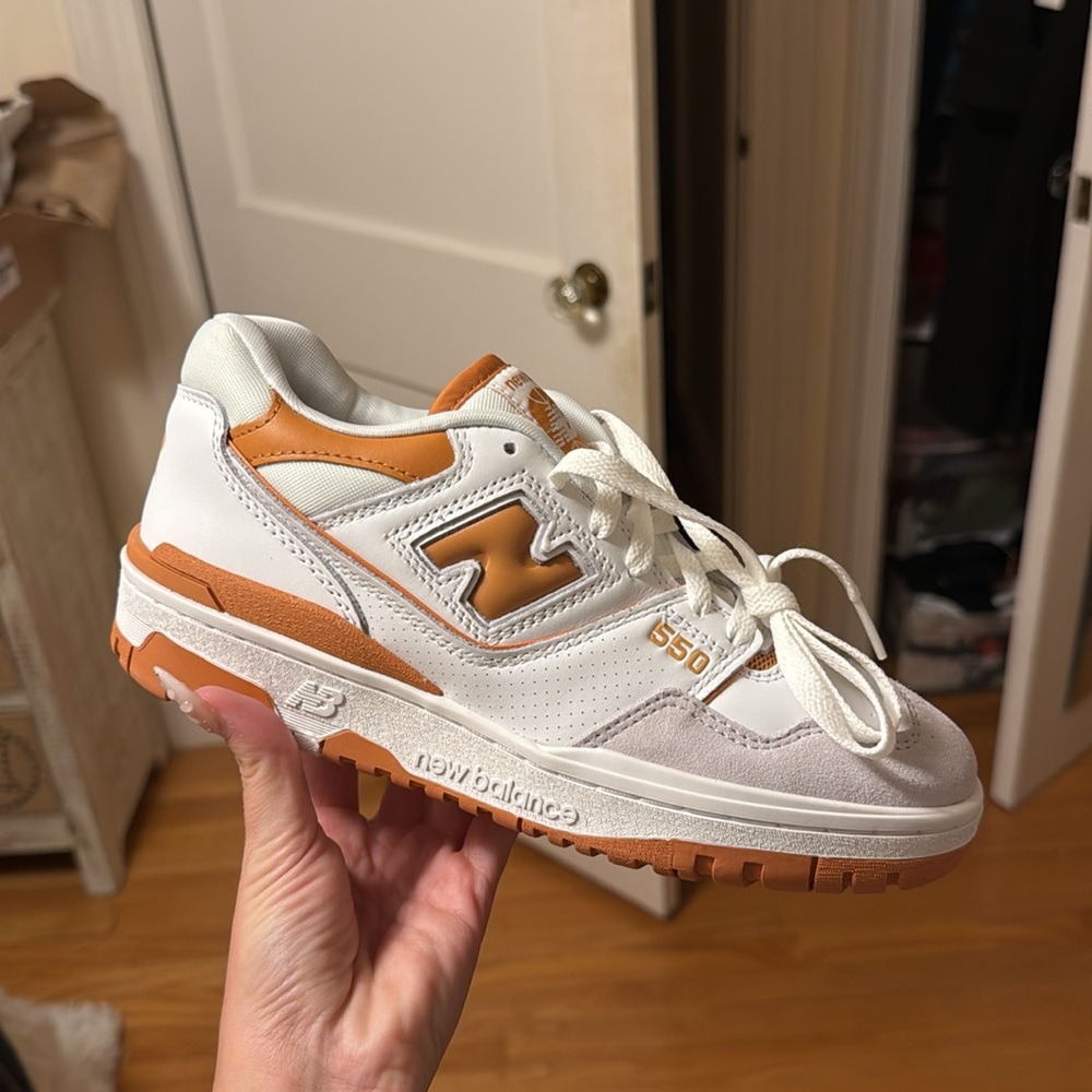New Balance 550 White Brown Sneakers